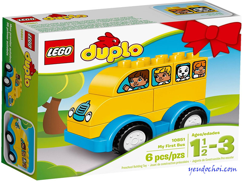 Bộ Lego Duplo 10851 - biệt danh xe bus đầu tiên