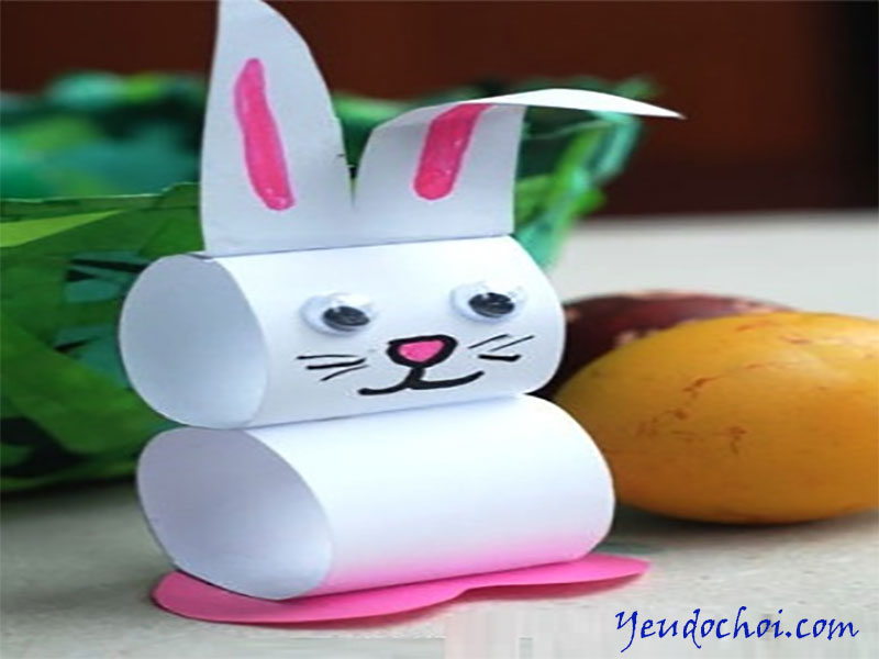 Chú thỏ bằng giấy